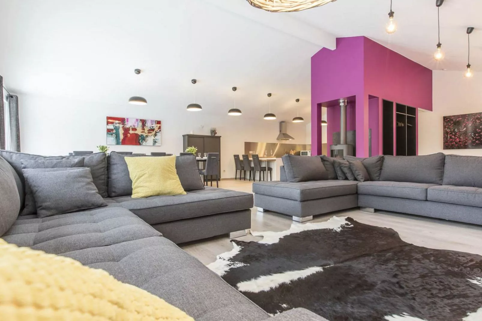 Chalet Bleu-Living room