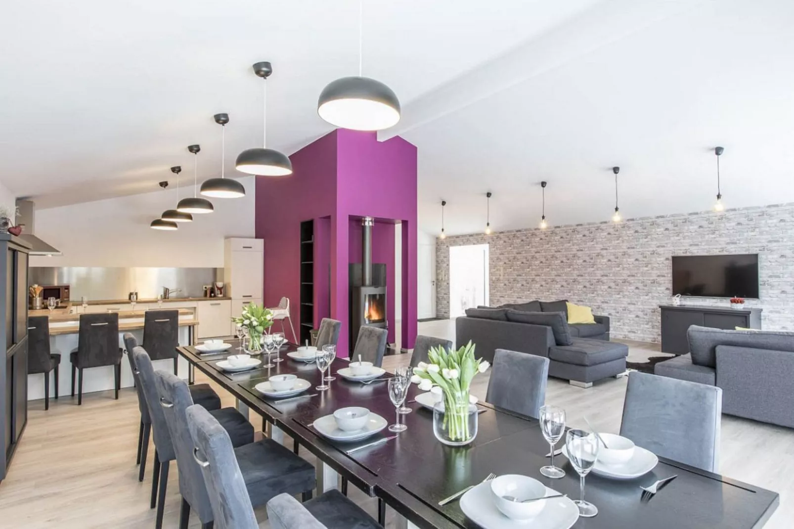 Chalet Bleu-Dining room