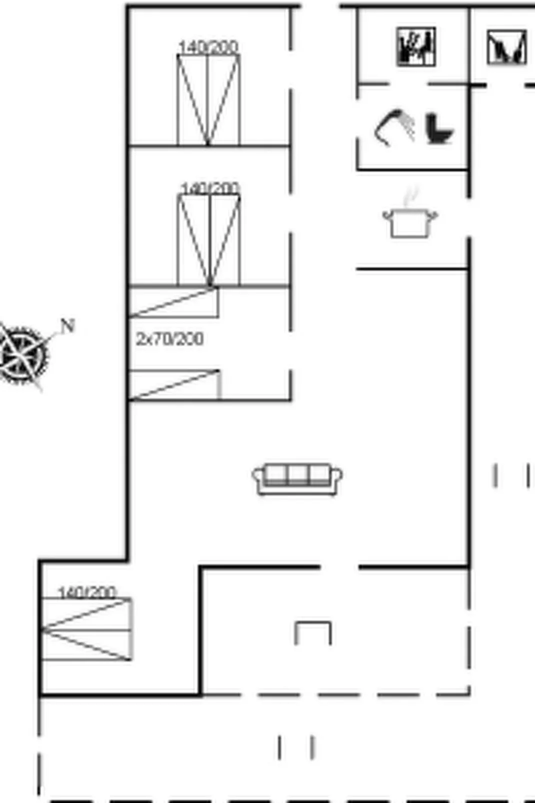 "Odmar" - 300m from the sea-Inside