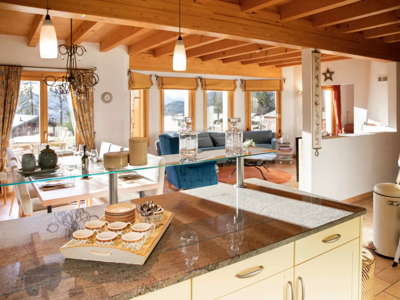 Chalet Petit Pont-Inside