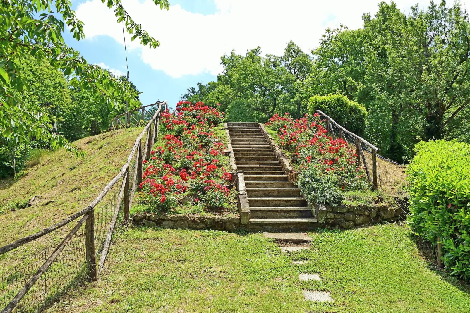 Villa Roseto-Gardens summer