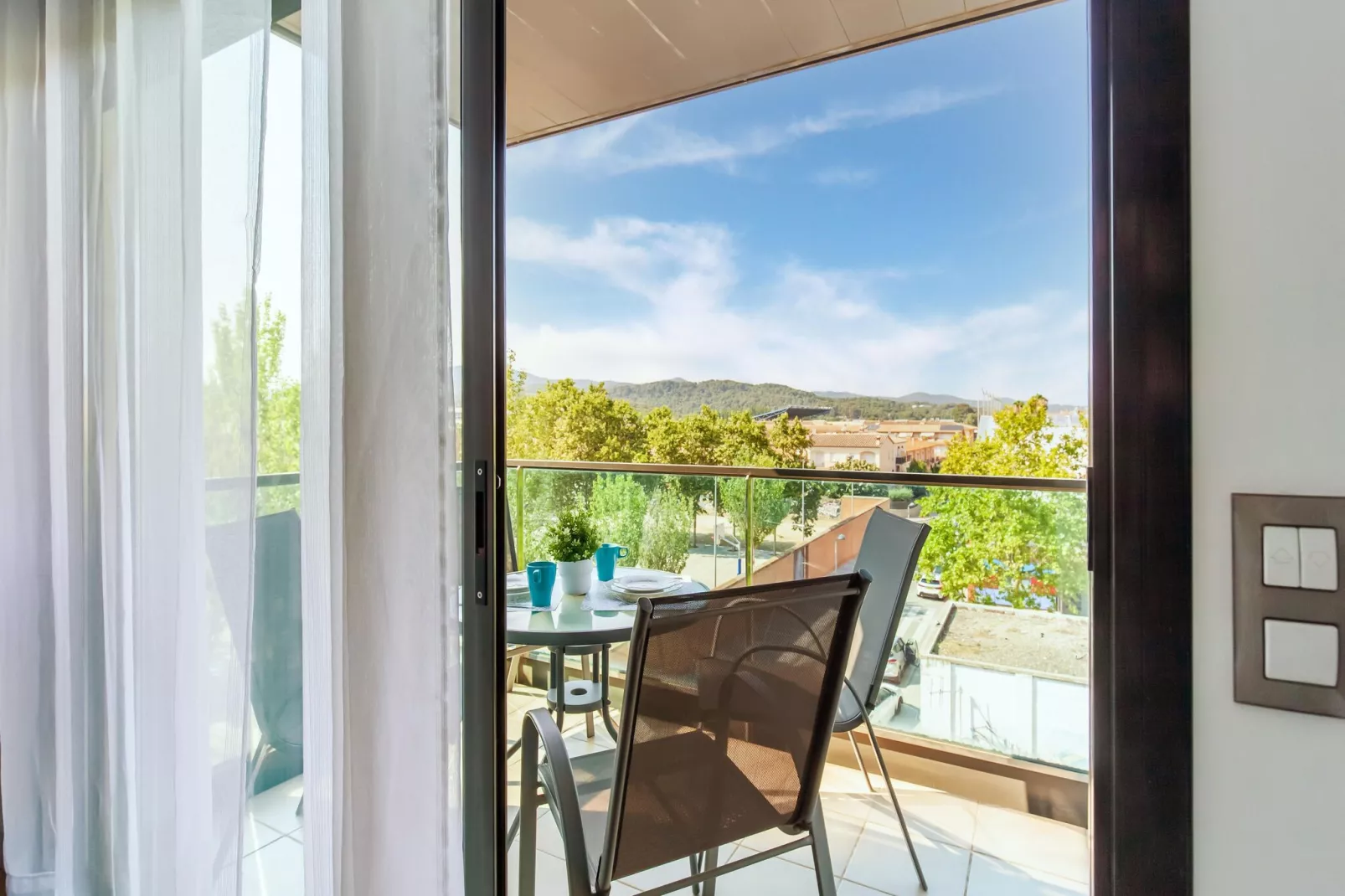 Apartamento Aragó-Balcon-terrasse
