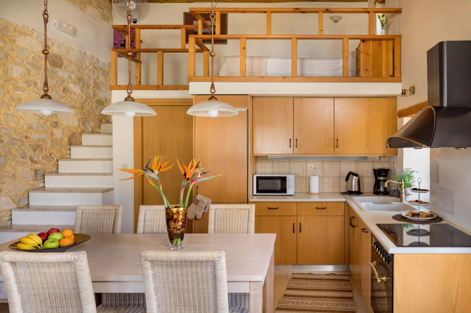 Holiday home, Maheri-Villa Aladanos-Esszimmer