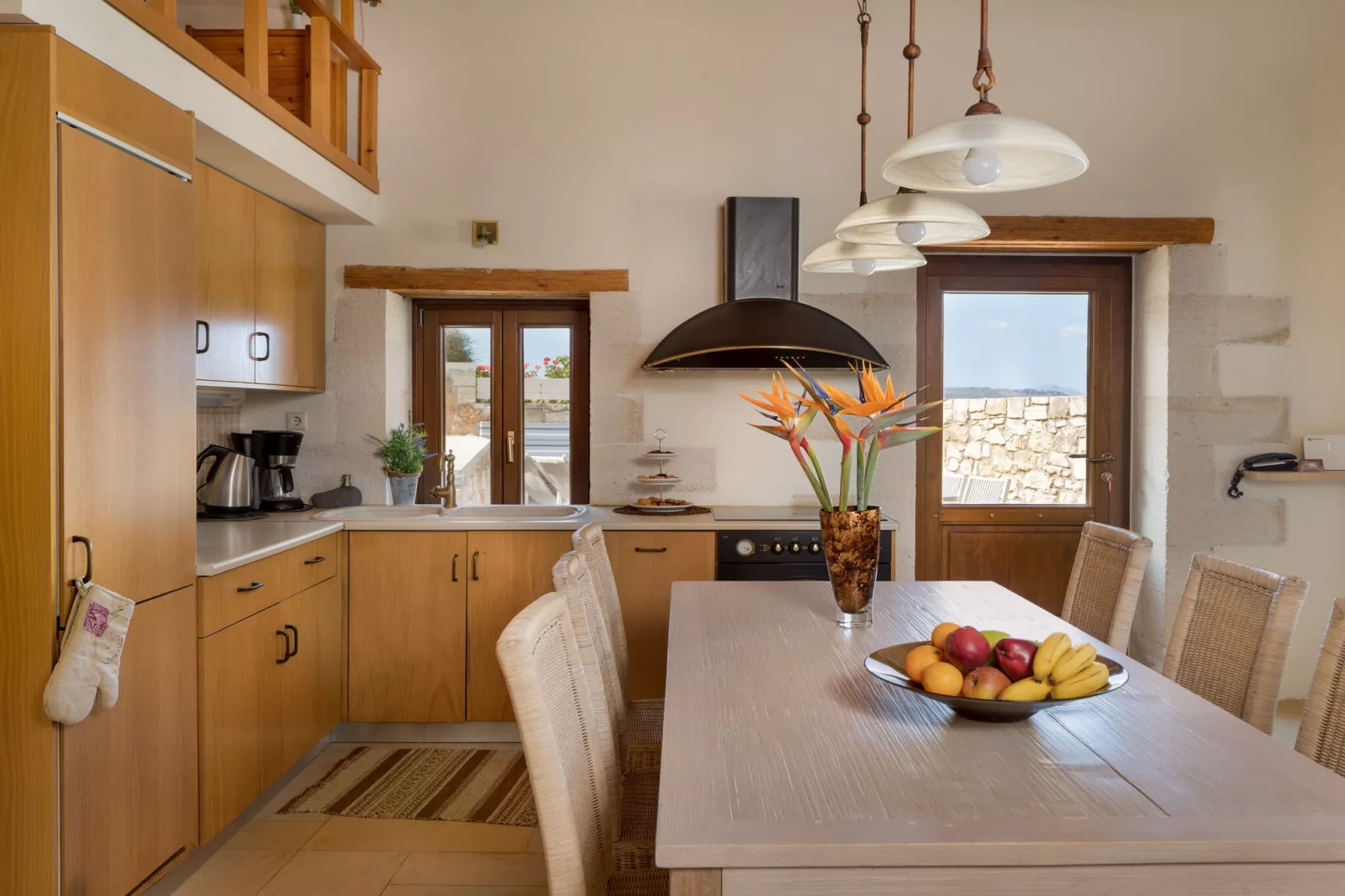 Holiday home, Maheri-Villa Aladanos-Esszimmer