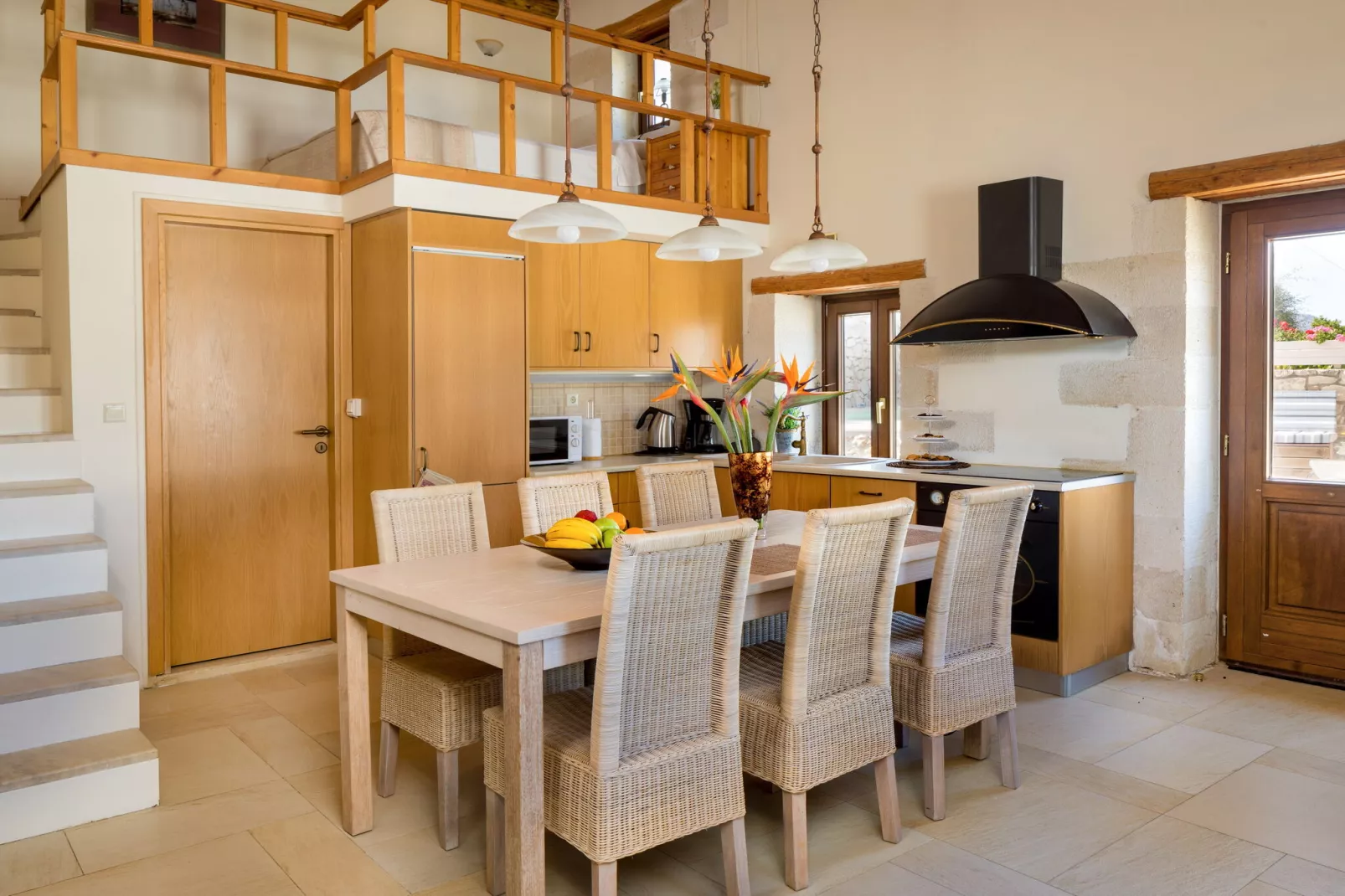 Holiday home, Maheri-Villa Aladanos-Esszimmer