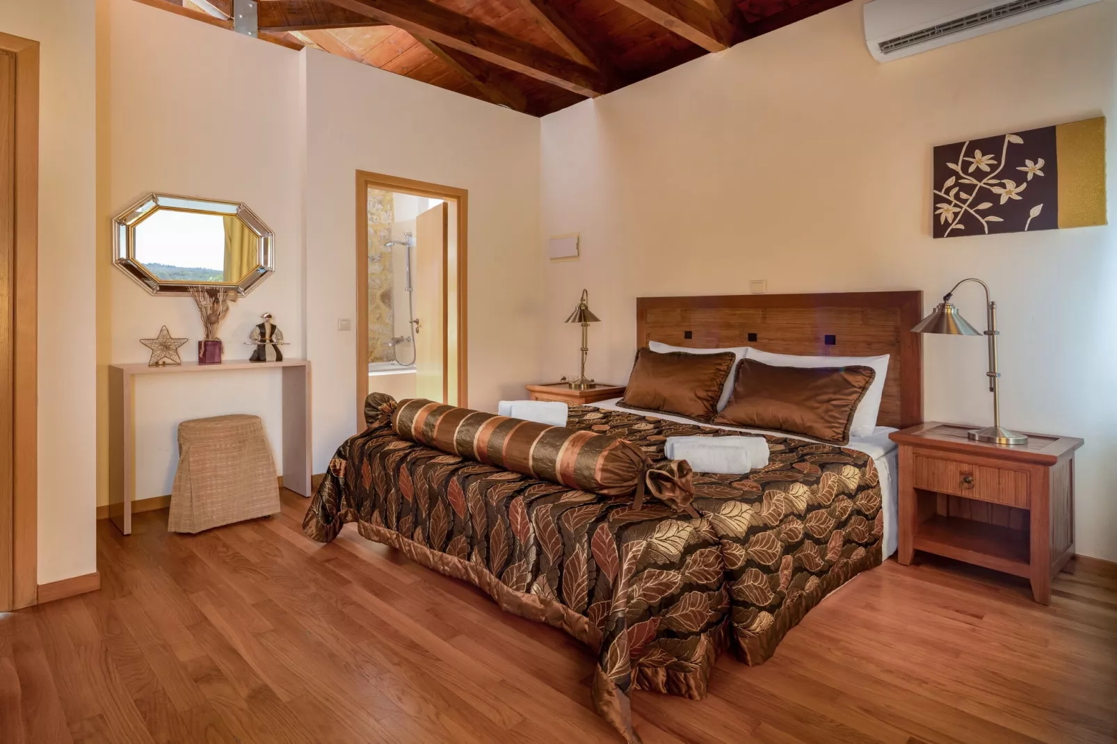 Holiday home, Maheri-Villa Aladanos-Schlafzimmer