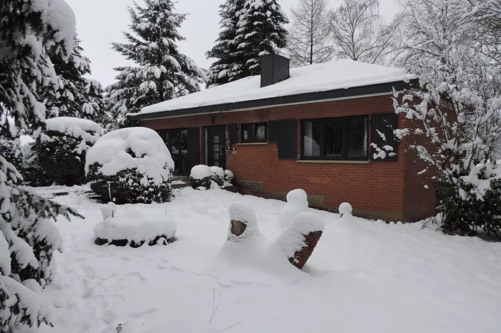 Au Hotleu maison reuter-Extérieur hiver