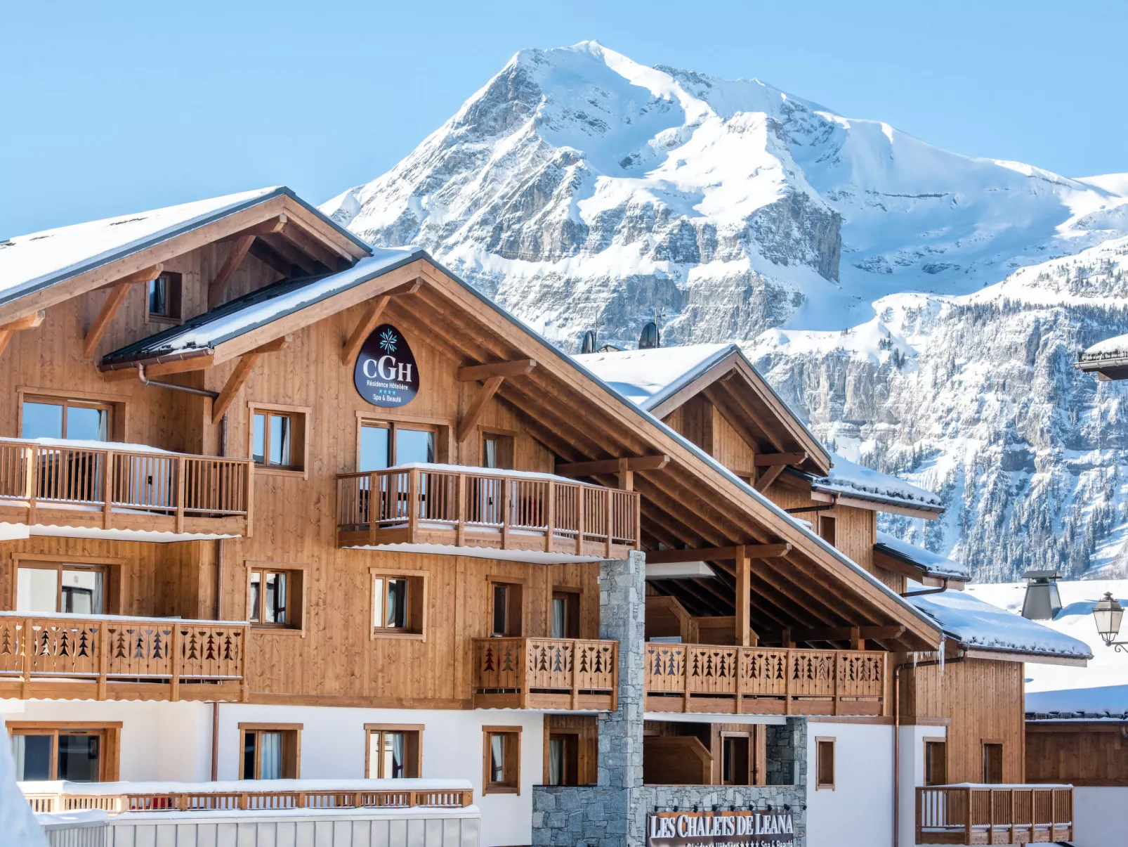CGH Rés&Spa Chalets de Léana-Draußen