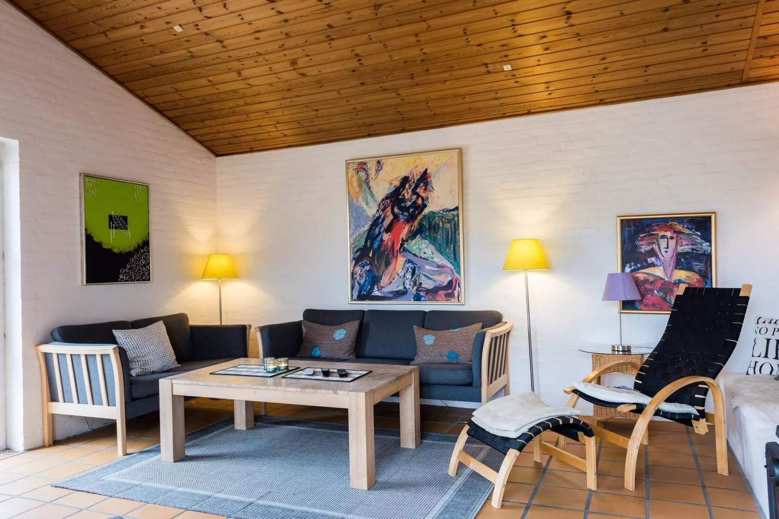 Maison de vacances pour 8 a Hvide Sande-Intérieur