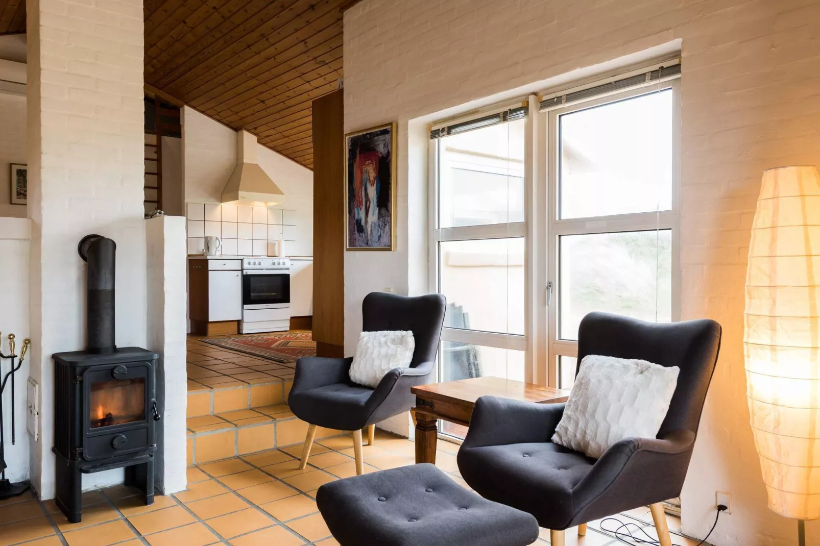 Maison de vacances pour 8 a Hvide Sande-Intérieur