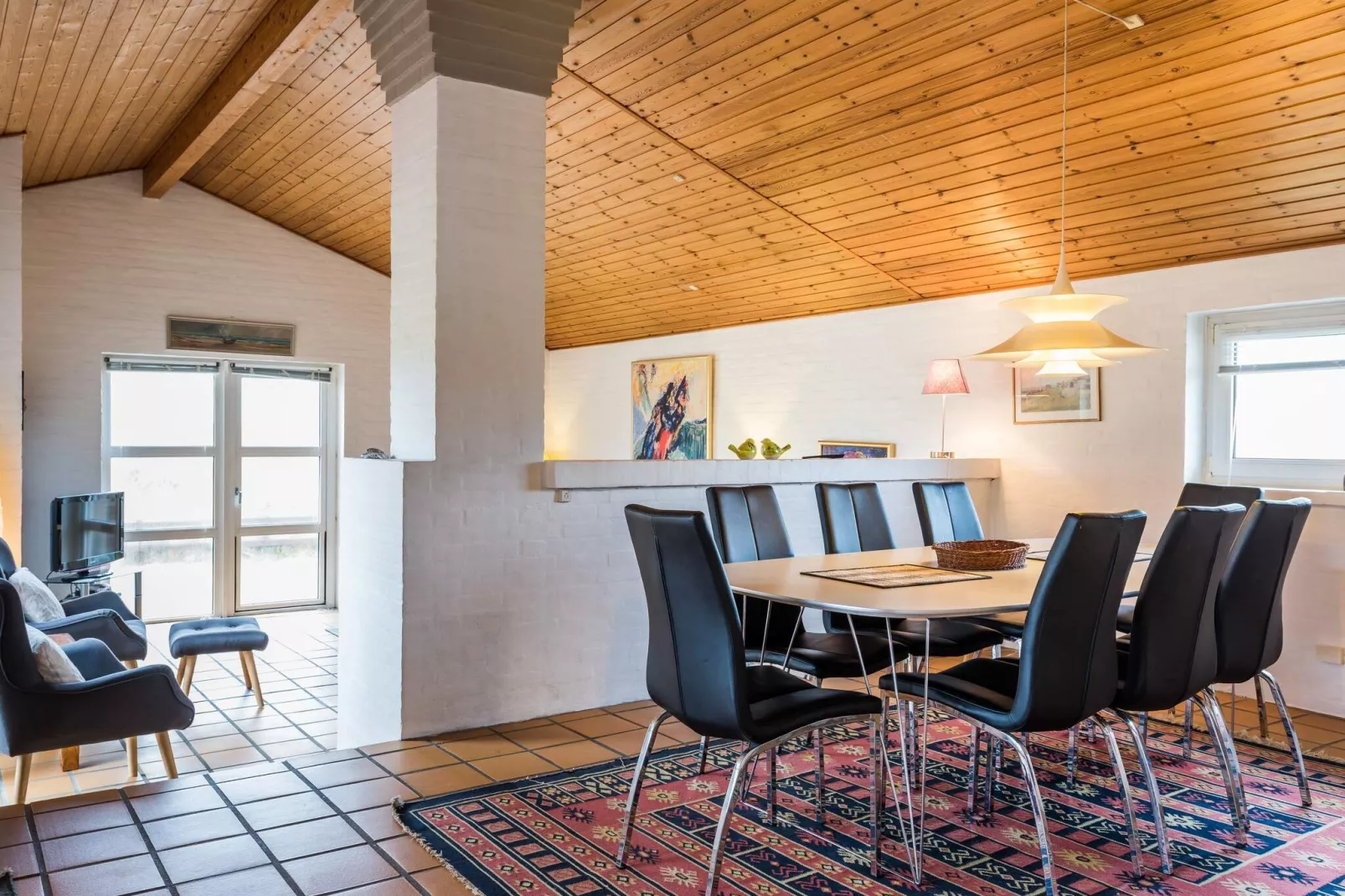 Maison de vacances pour 8 a Hvide Sande-Intérieur