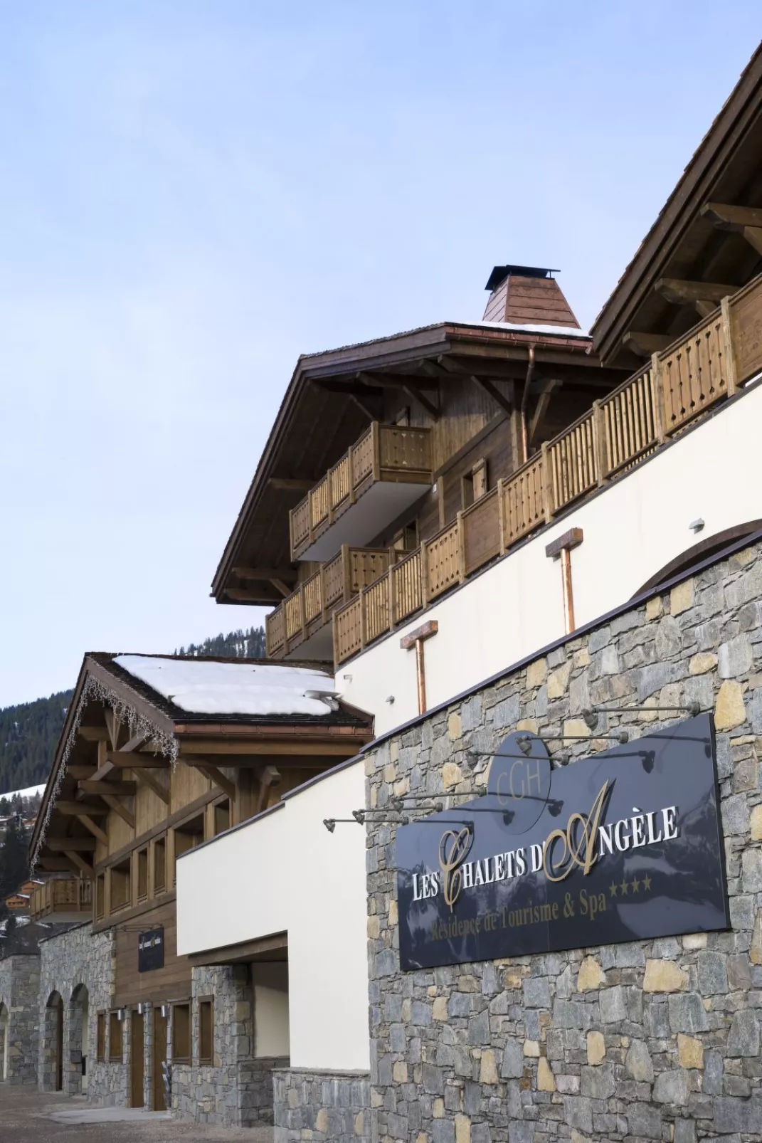 CGH Rés&Spa Chalets d'Angèle-Draußen