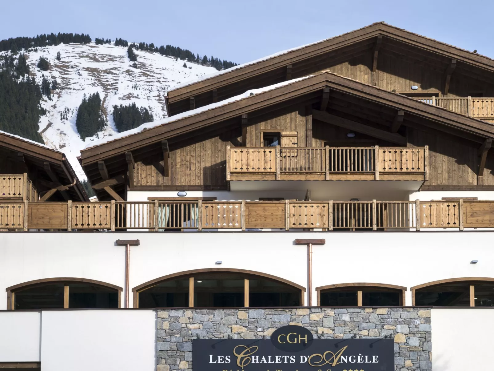 CGH Rés&Spa Chalets d'Angèle-Draußen