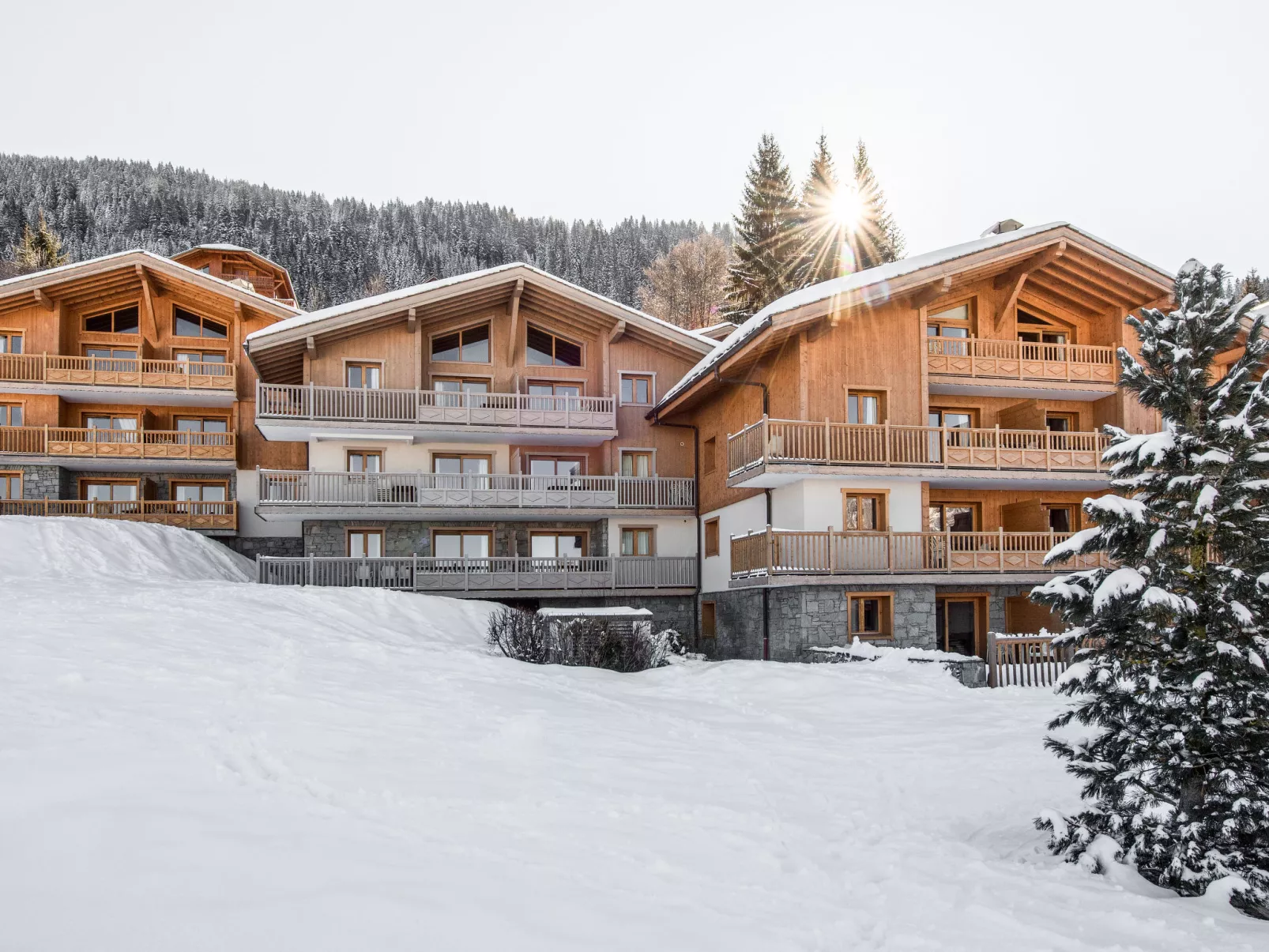 CGH Rés&Spa Chalets du Jouvence-Draußen