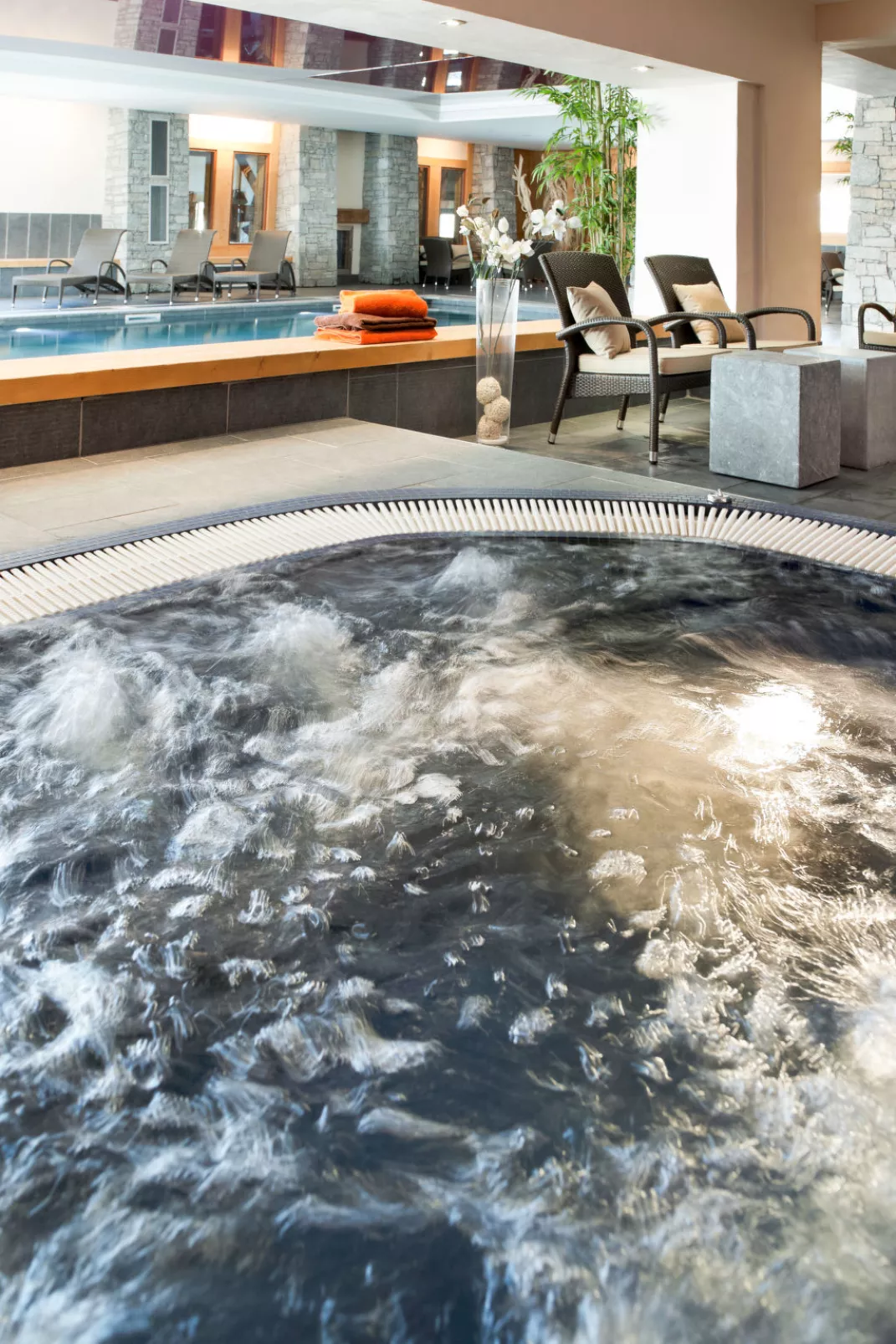 CGH Rés&Spa Chalets du Jouvence-Drinnen