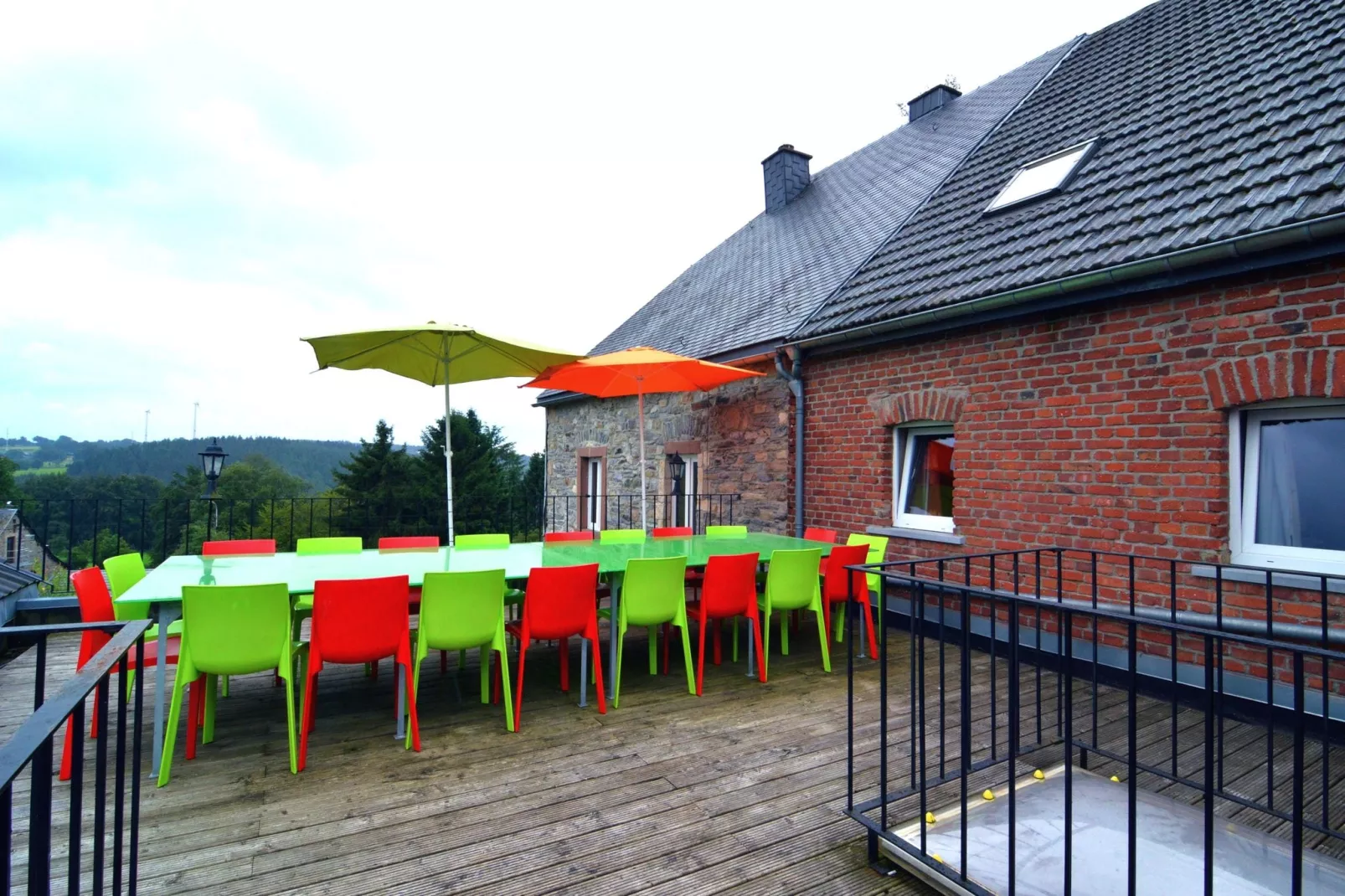 Outrewarchenne-Terrace balcony