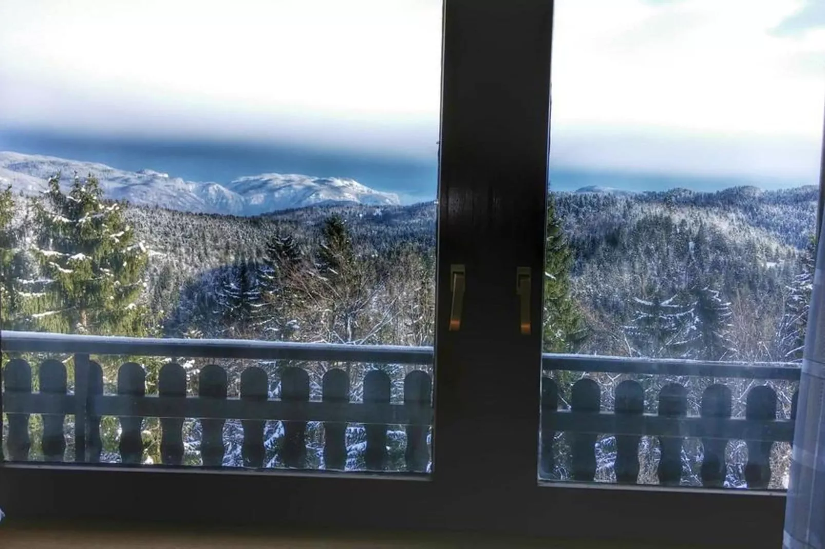 House Kozji Vrh-Vue d'hiver