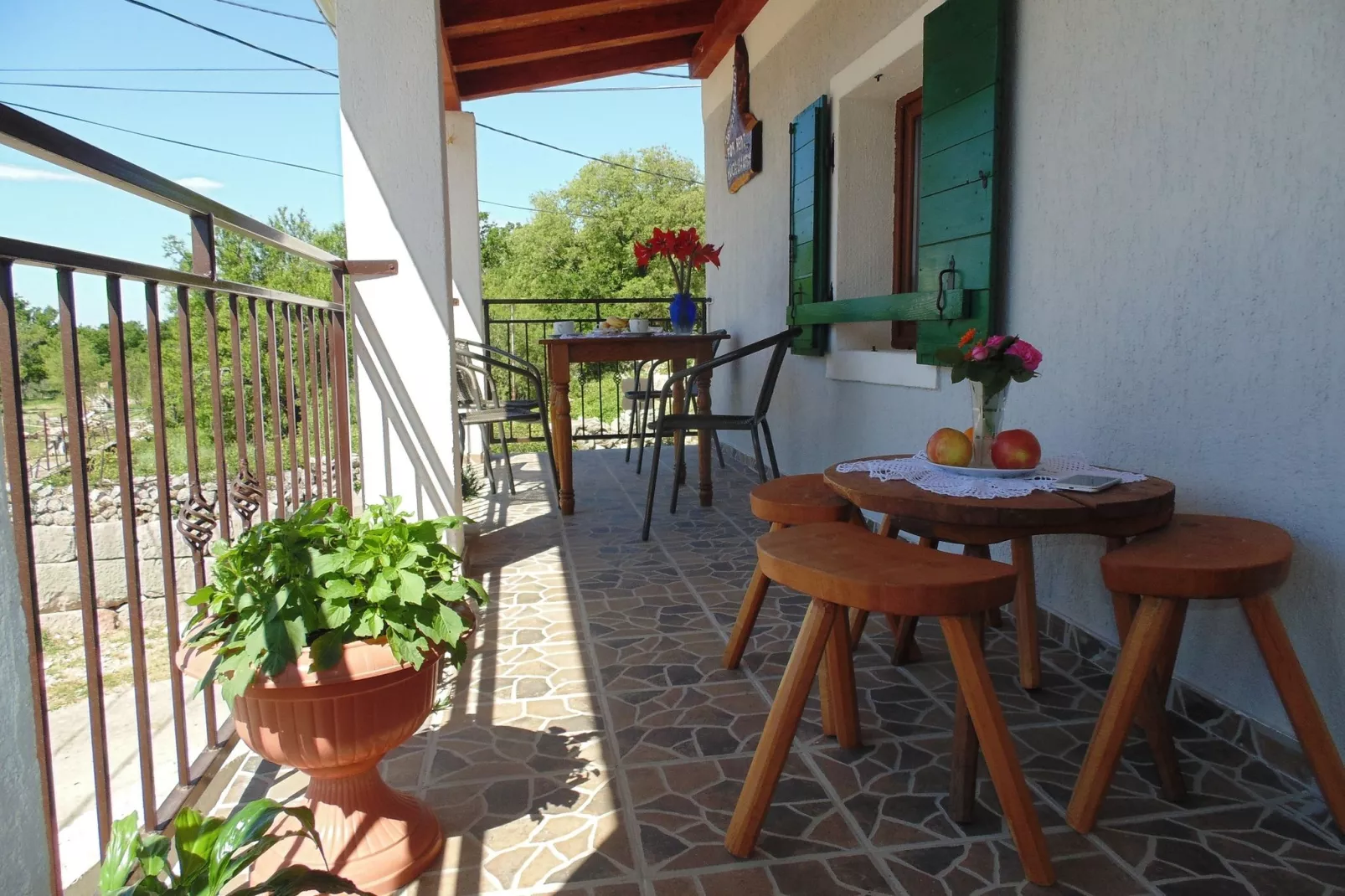 Holiday house Paklenica-Balcon-terrasse