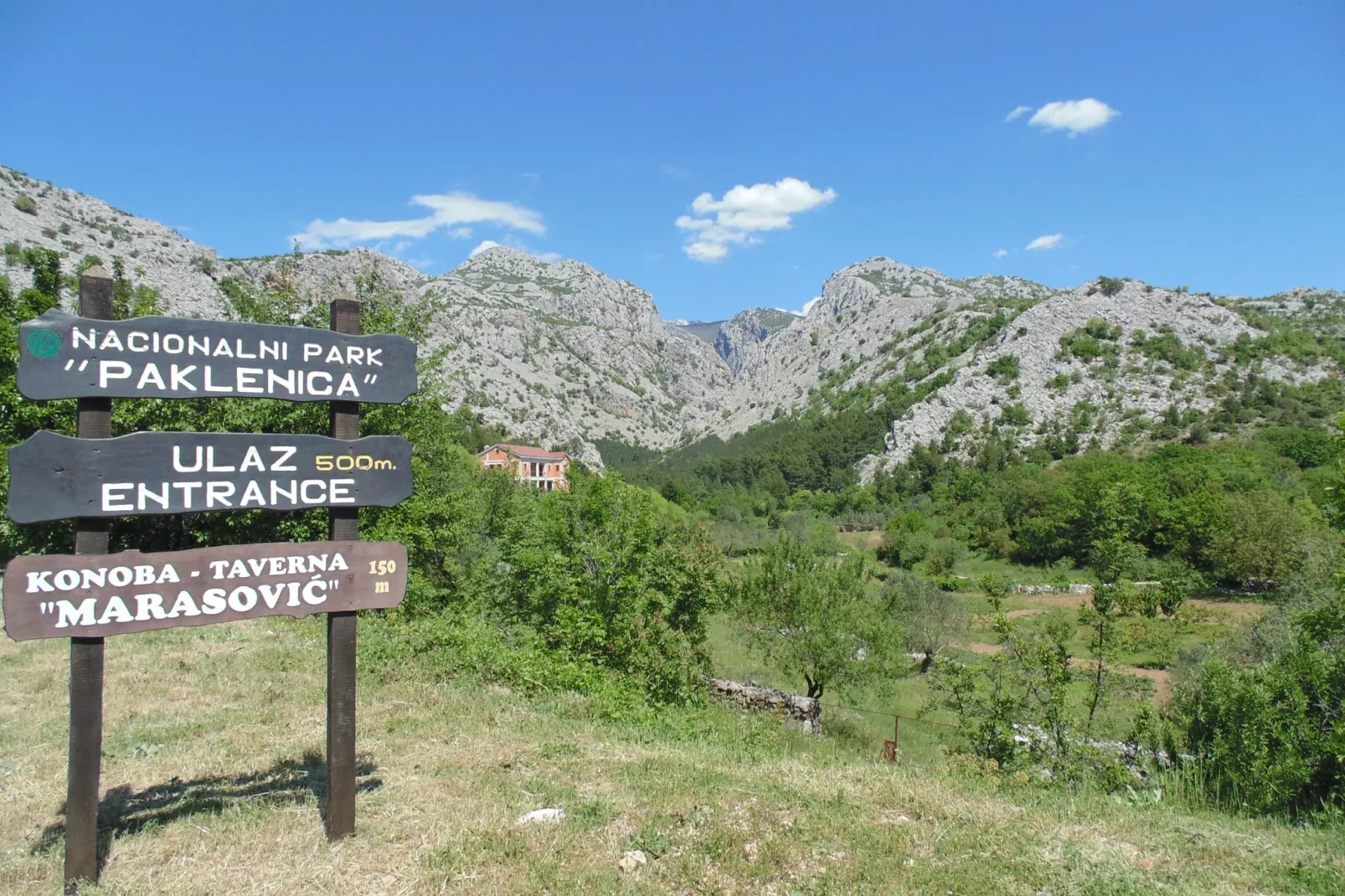 Holiday house Paklenica-Zones d'été à 1 km