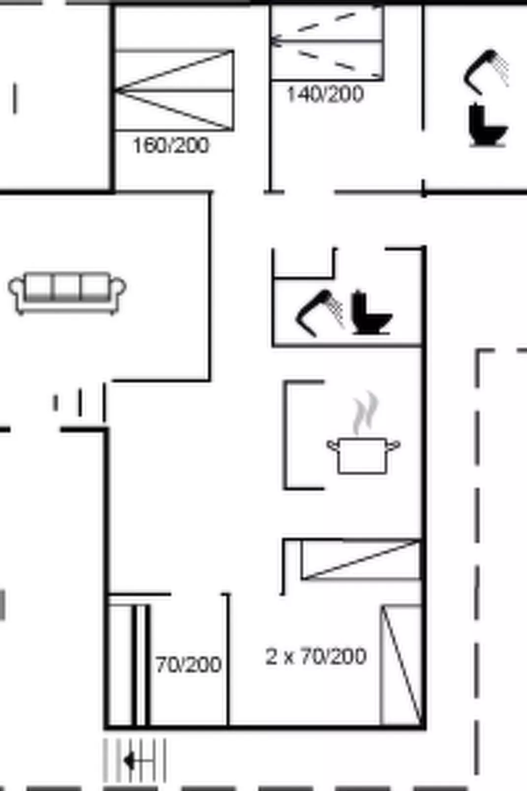"Fanney" - 100m from the sea-Inside