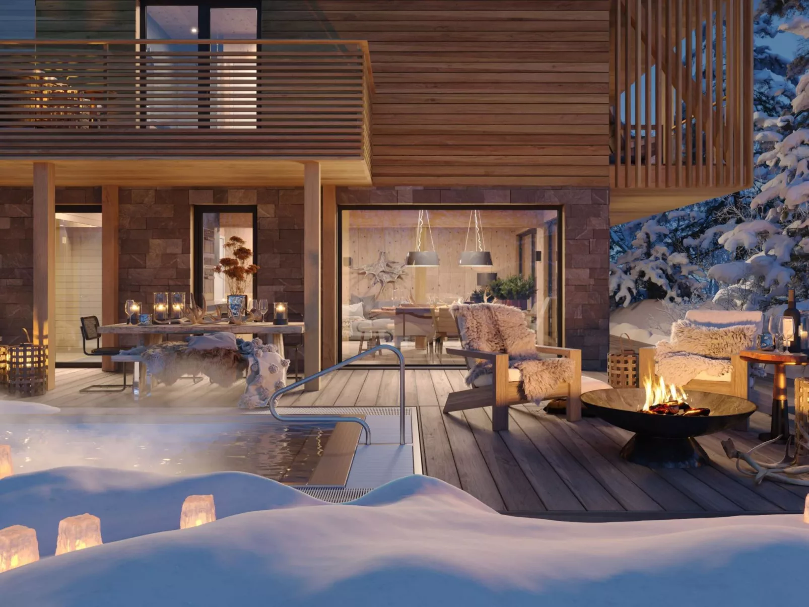 #1a mit Sauna & Pool-Outside