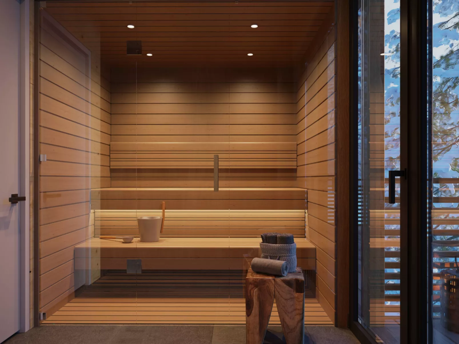 #1a mit Sauna & Pool-Inside