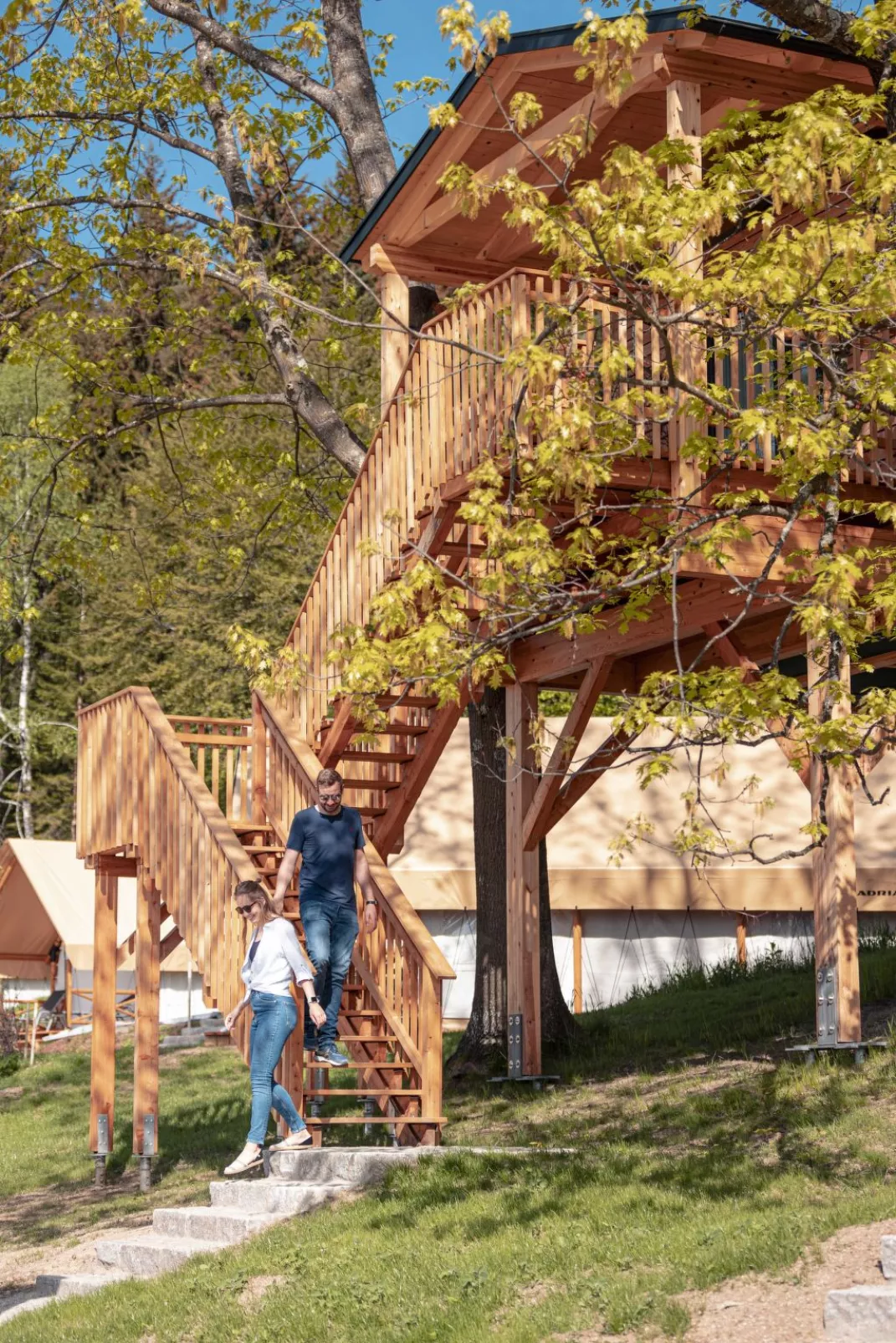 Premium Baumhaus mit 1 Schlafzimmer-Outside