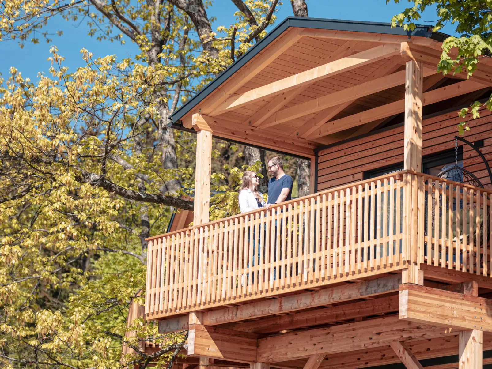 Premium Baumhaus mit 1 Schlafzimmer-Outside
