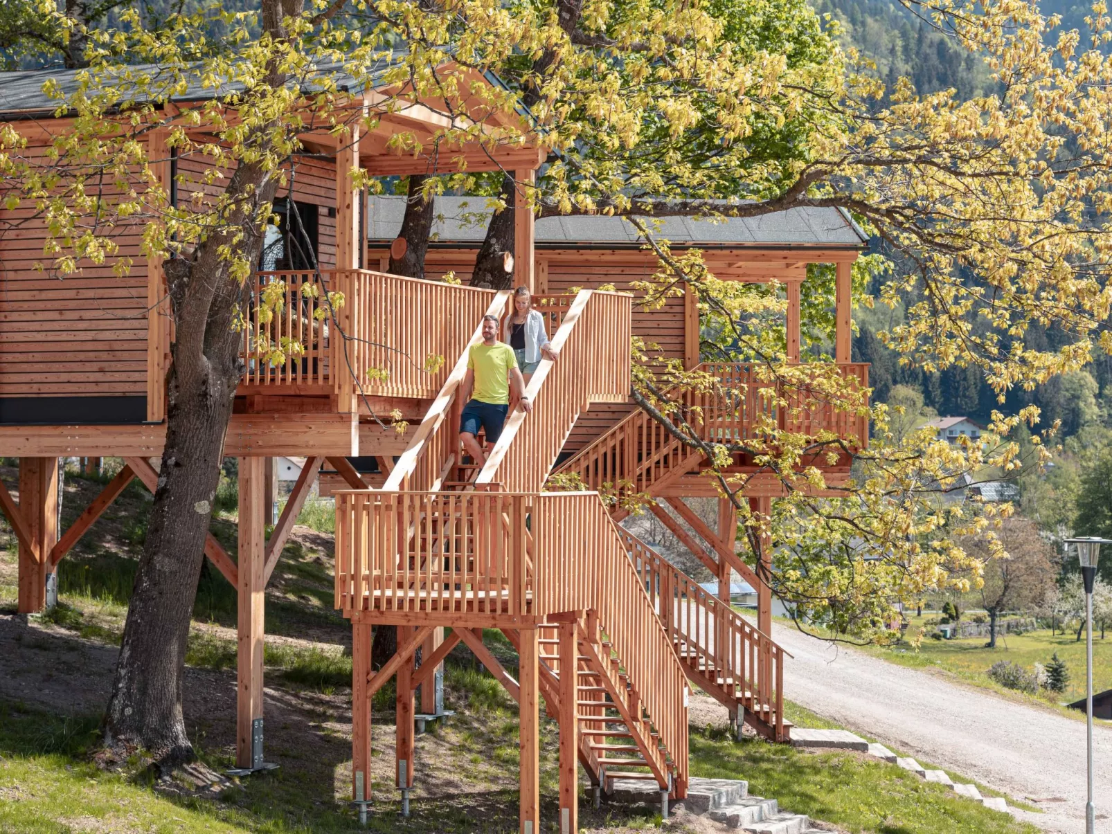 Premium Baumhaus mit 1 Schlafzimmer-Outside