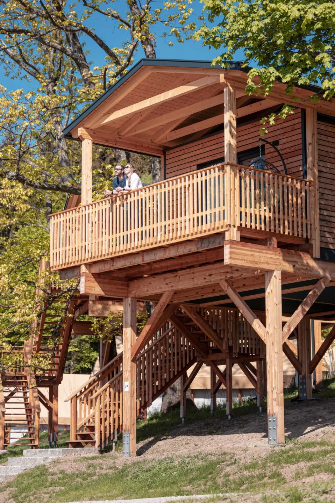 Premium Baumhaus mit 1 Schlafzimmer-Outside