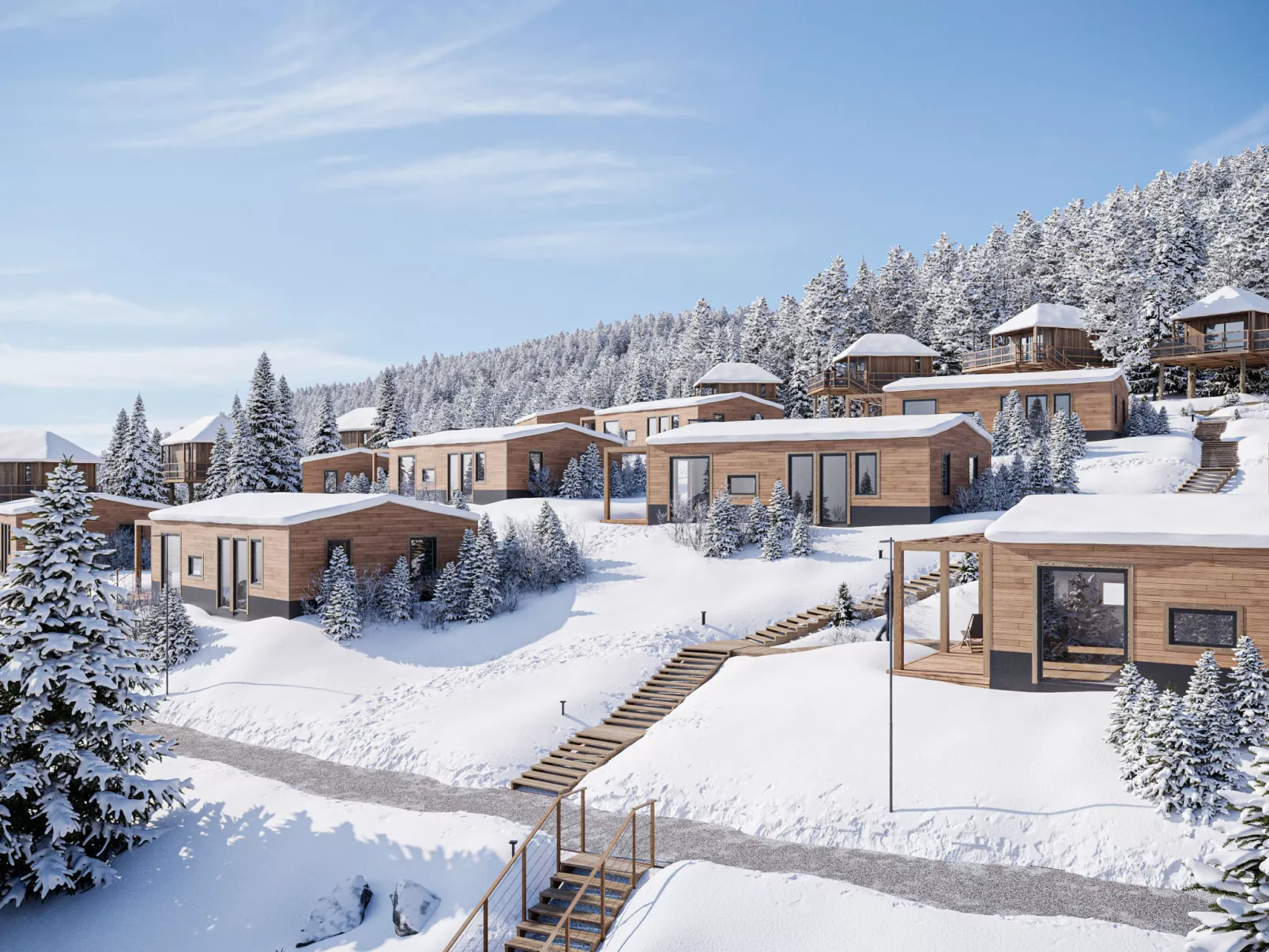 Premium Baumhaus mit 1 Schlafzimmer-Outside