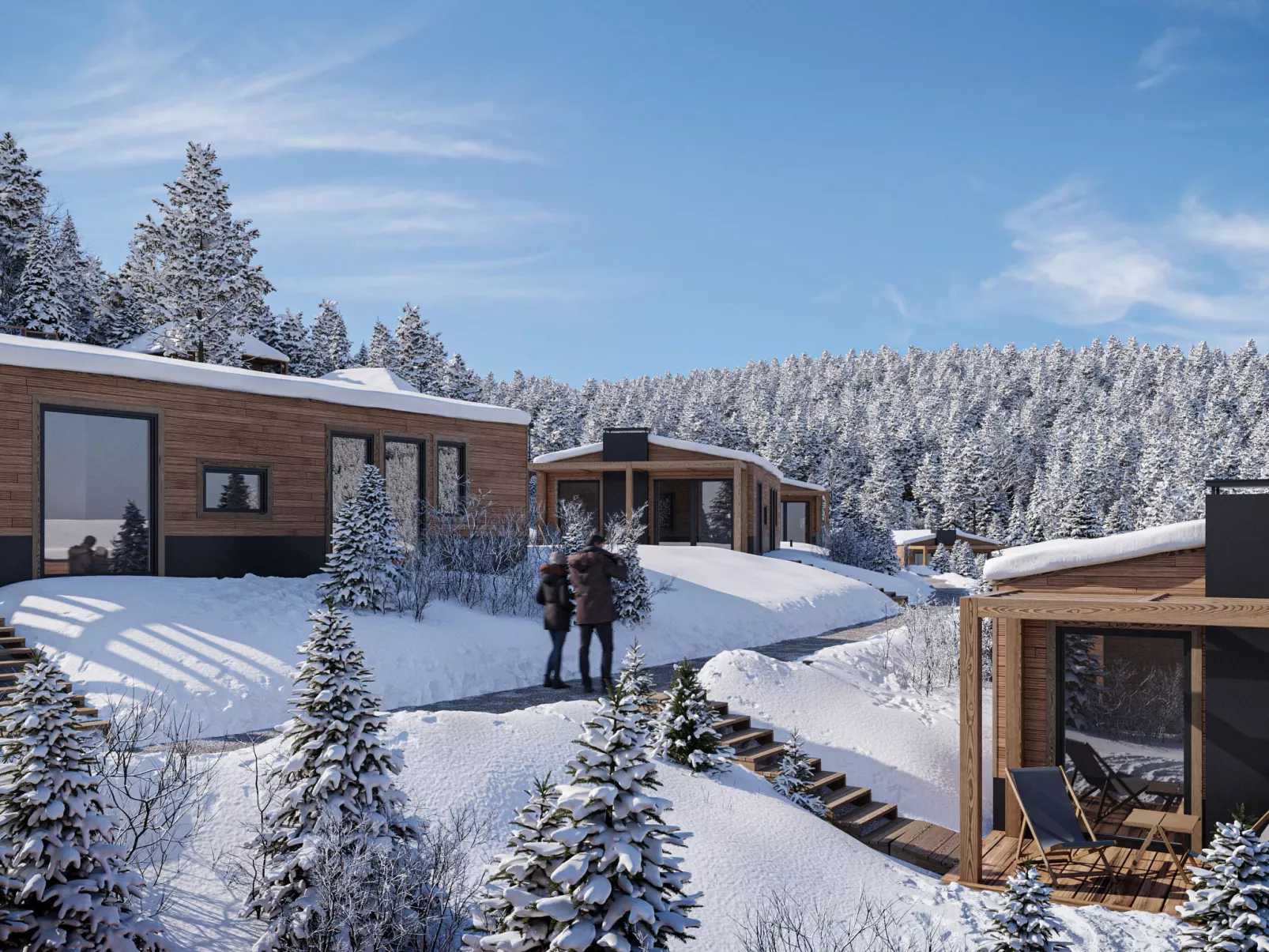 Premium Baumhaus mit 1 Schlafzimmer-Outside