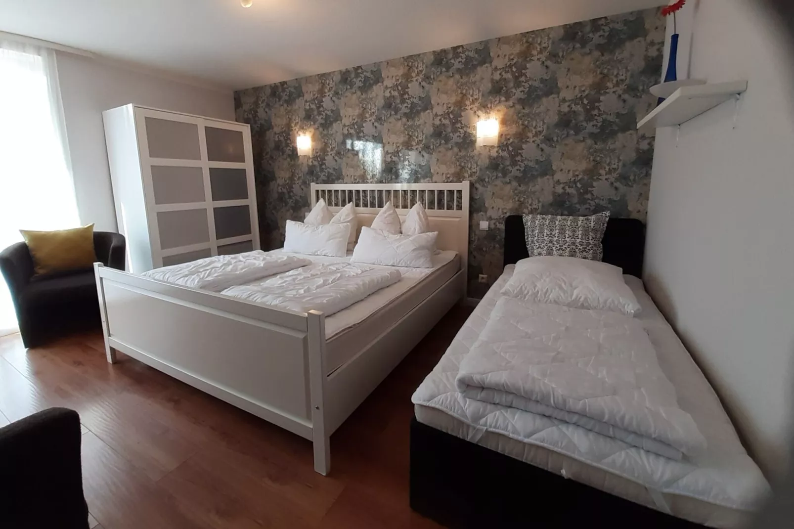Ostseeurlaub Zur Steinbäck mit Terrasse-Bedroom
