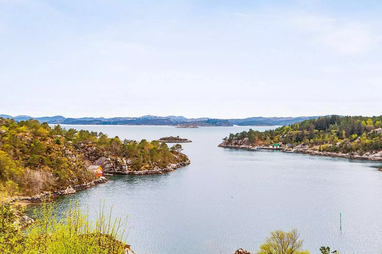 12 person holiday home in Fitjar-Water view