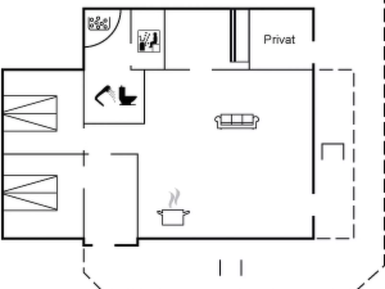 "Tayler" - 1.8km from the sea-Inside