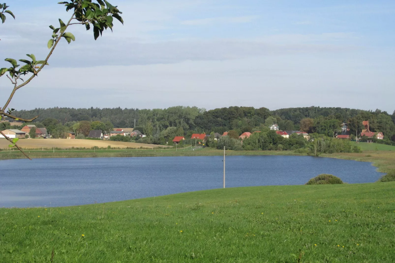 Seestrasse in der Mecklenburgischen Schweiz-Areas summer 1km