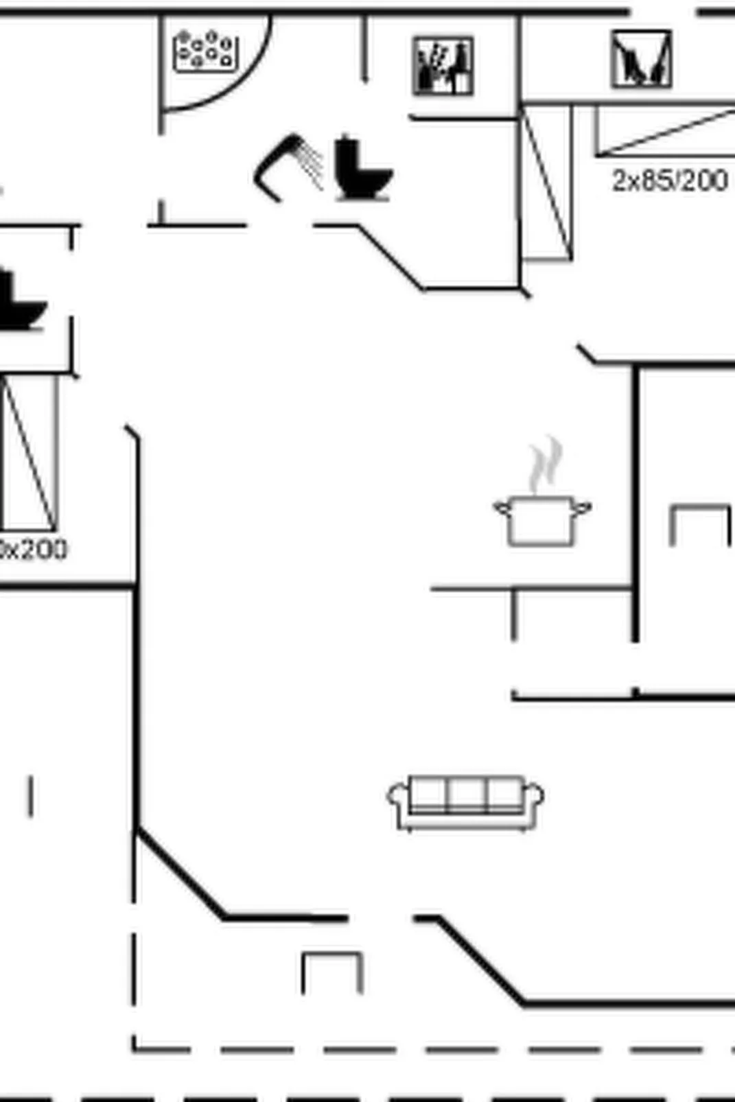 "Ebbi" - 36km from the sea-Inside