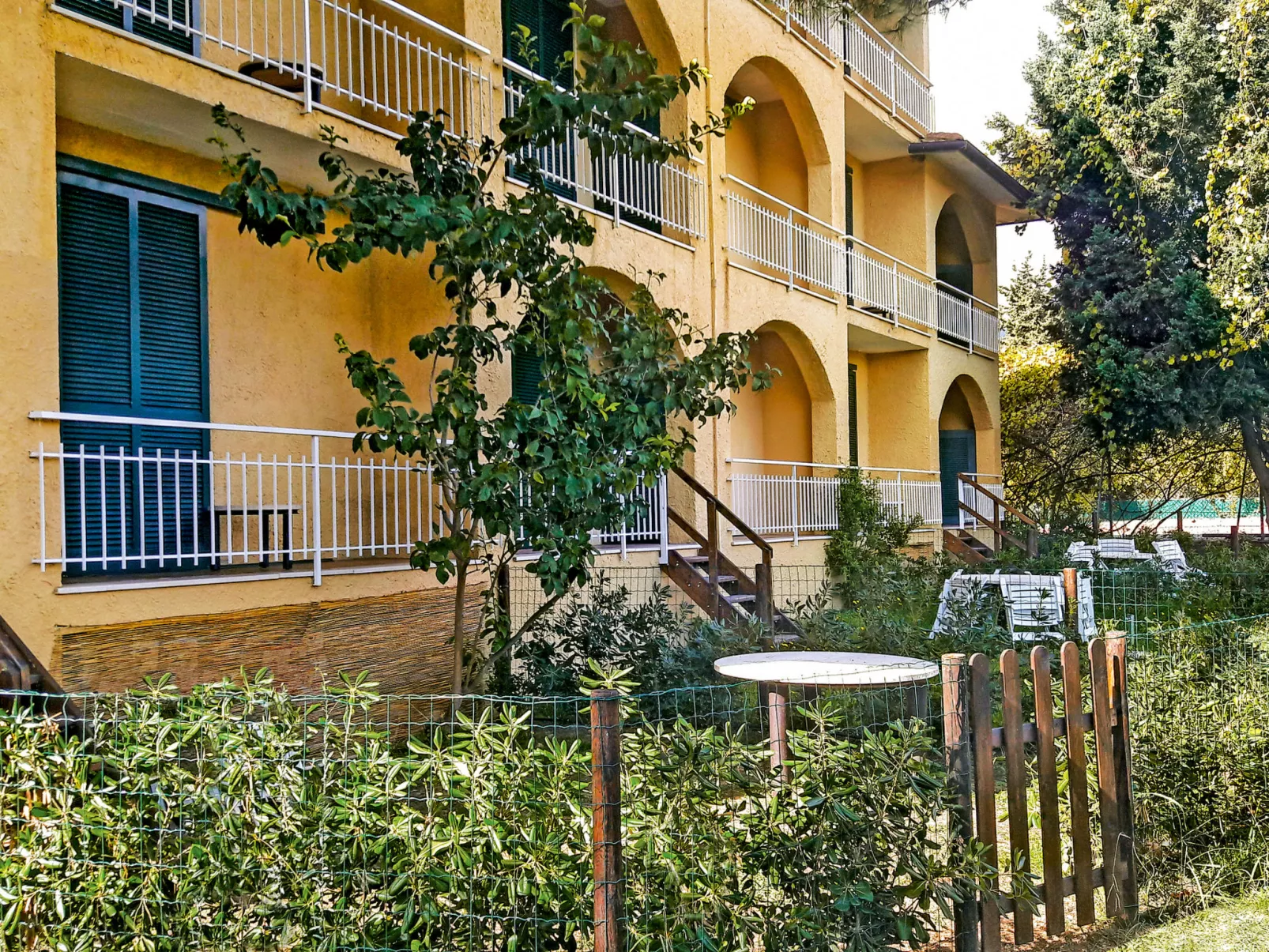 outside