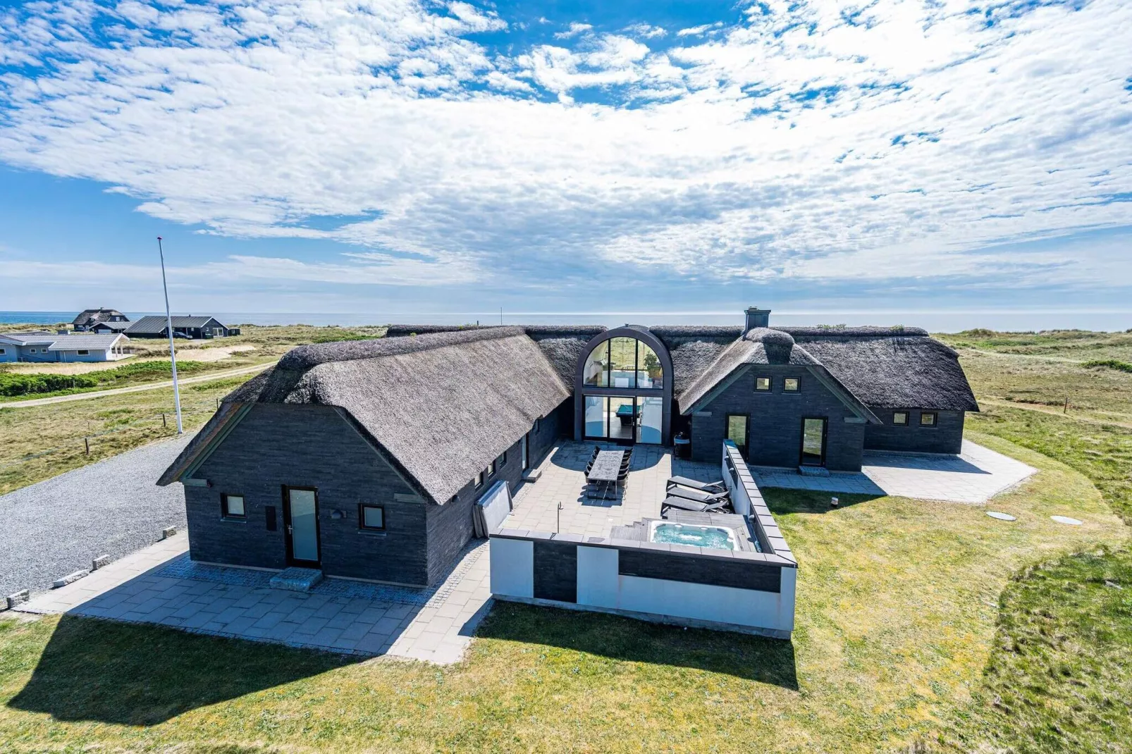 12 person holiday home in Blåvand-Water view