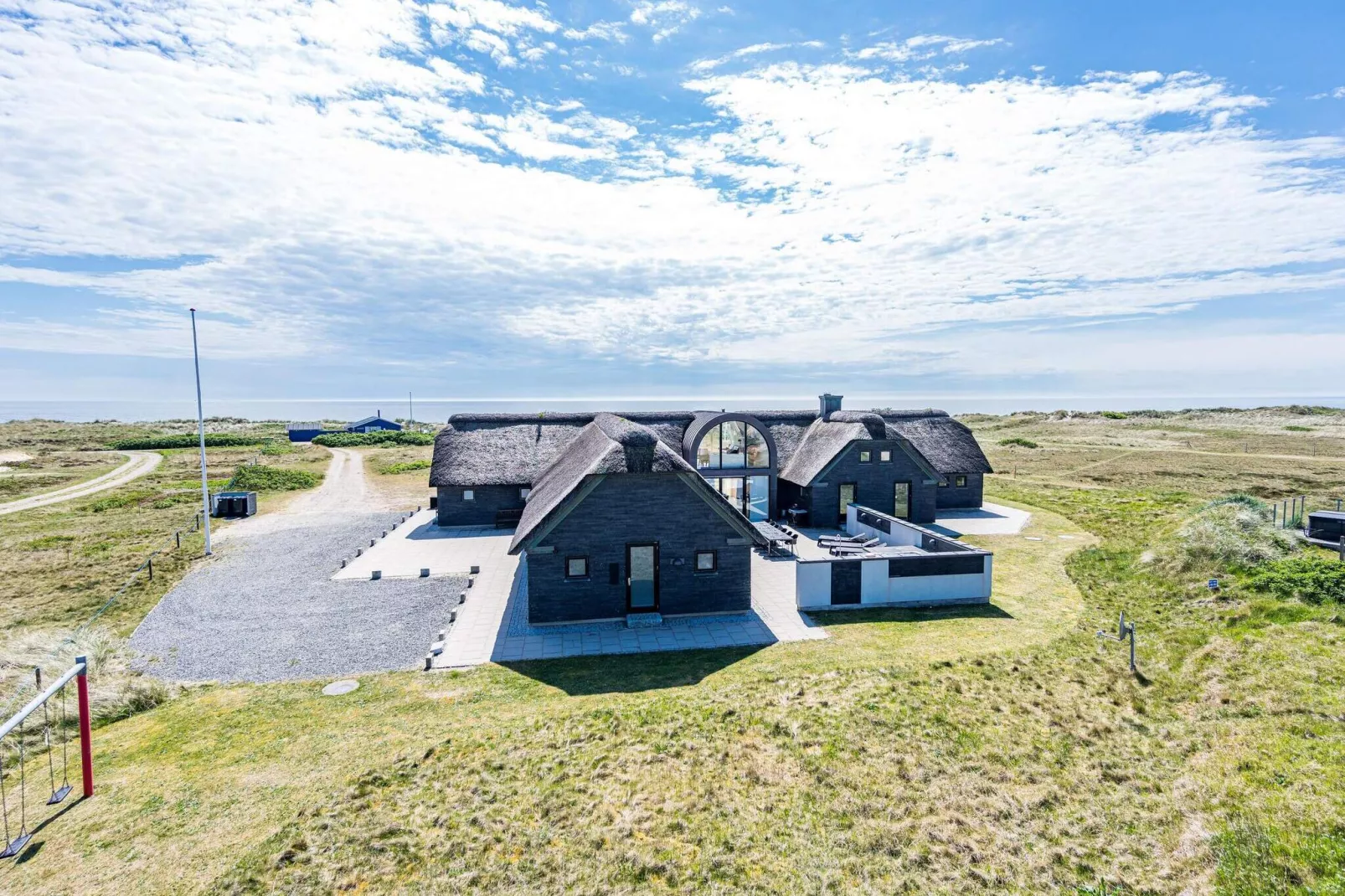 12 person holiday home in Blåvand-Water view