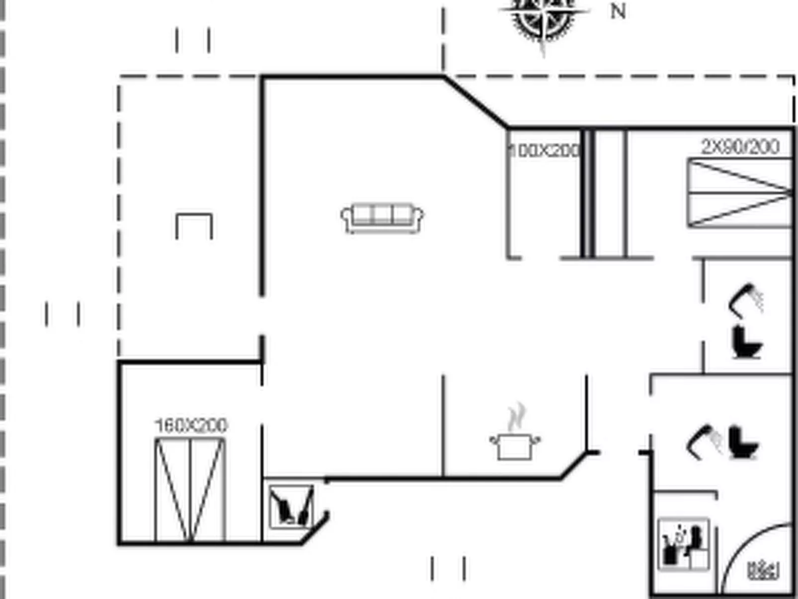 "Nynke" - 600m from the sea-Inside