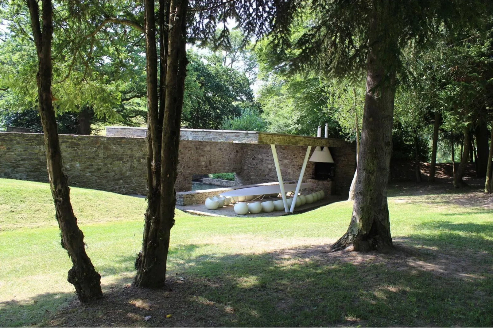 Domaine de Barbouyons-Gardens summer