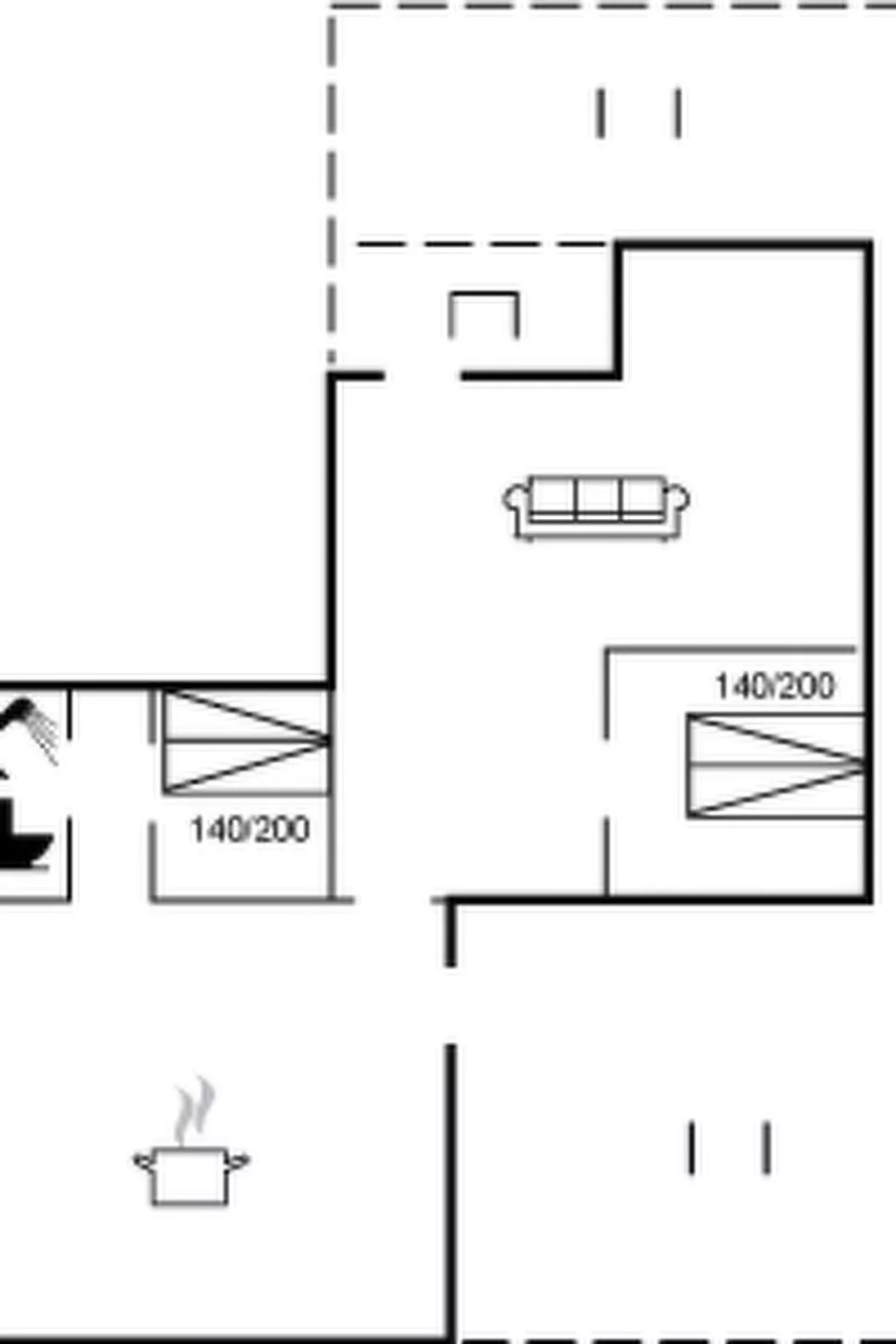 "Bjari" - 850m from the sea-Inside