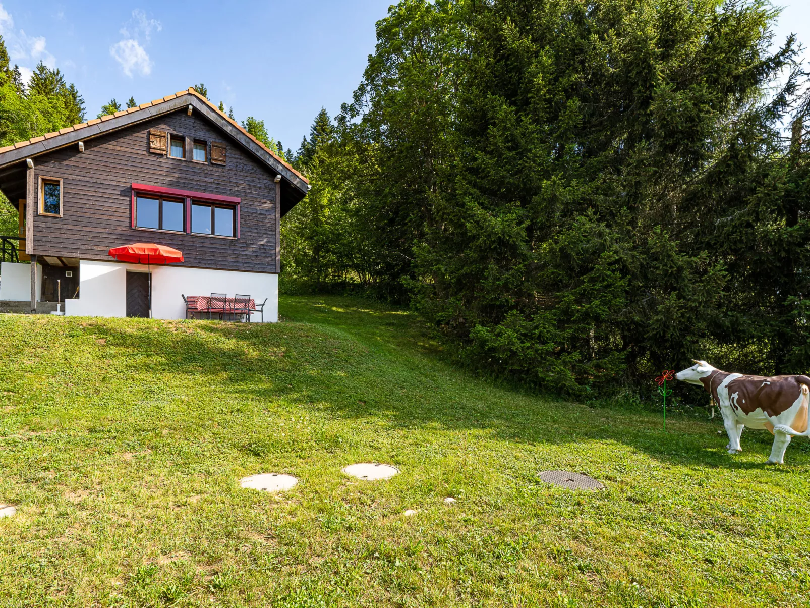 Chalet de la Vue des Alpes-Draußen