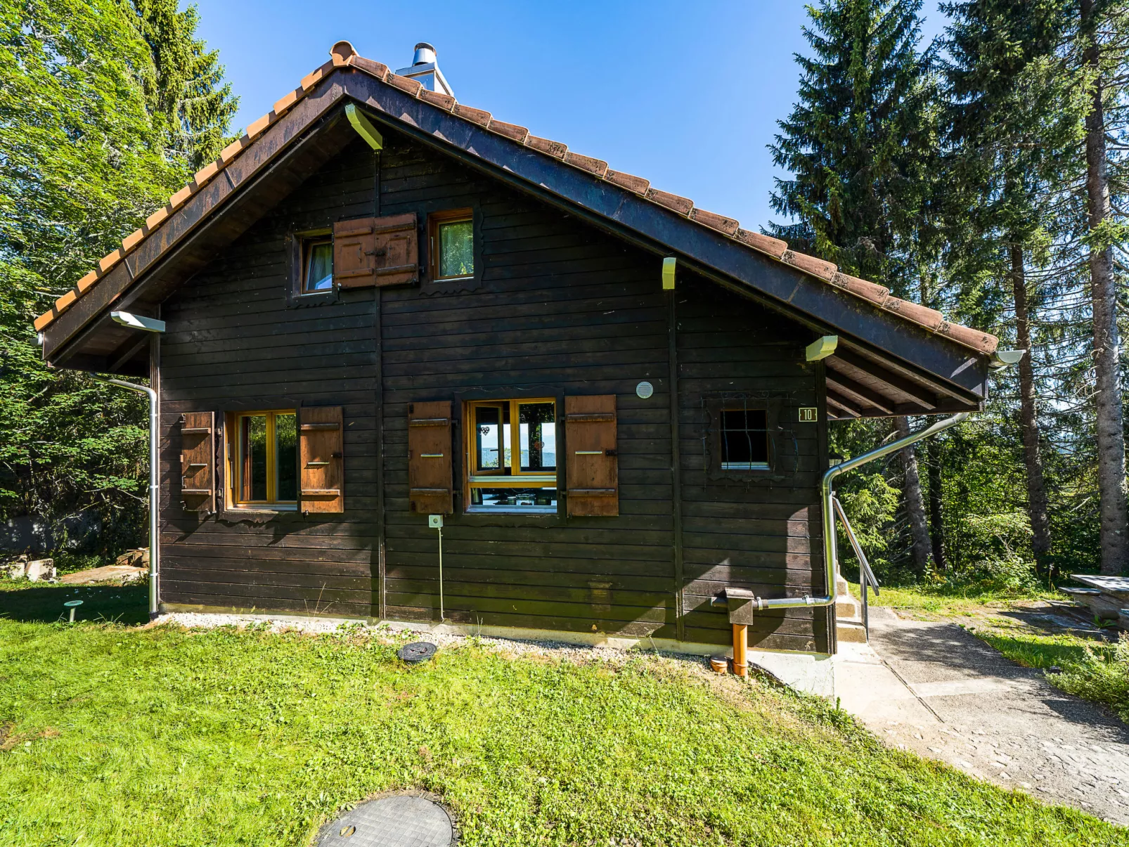 Chalet de la Vue des Alpes-Draußen