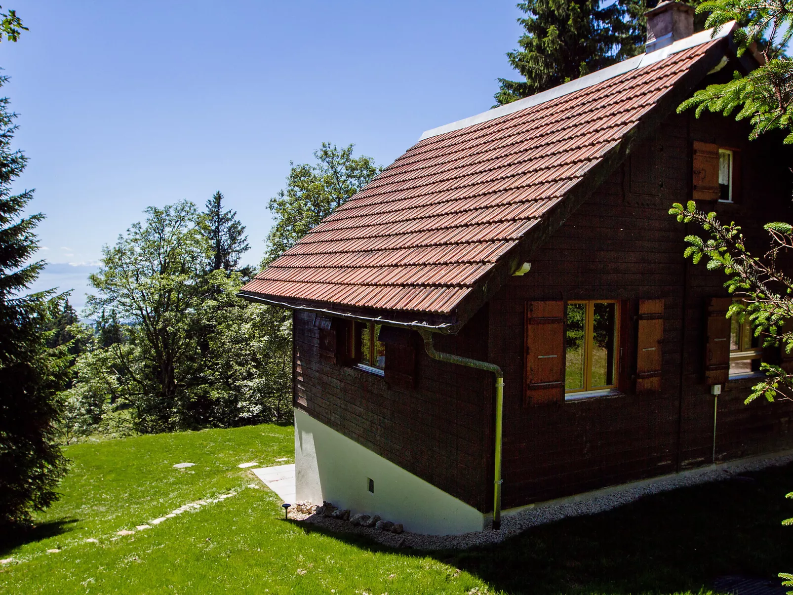 Chalet de la Vue des Alpes-Draußen