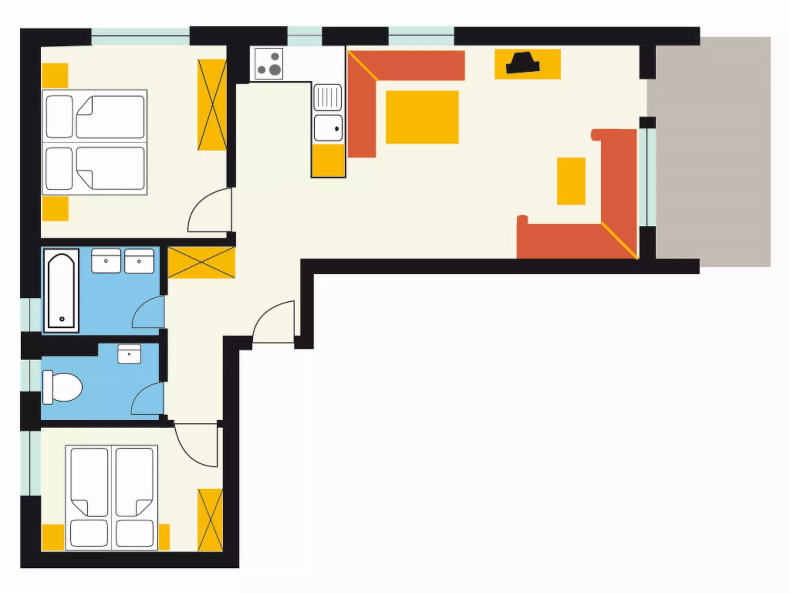 Atlantis Apartments-Inside