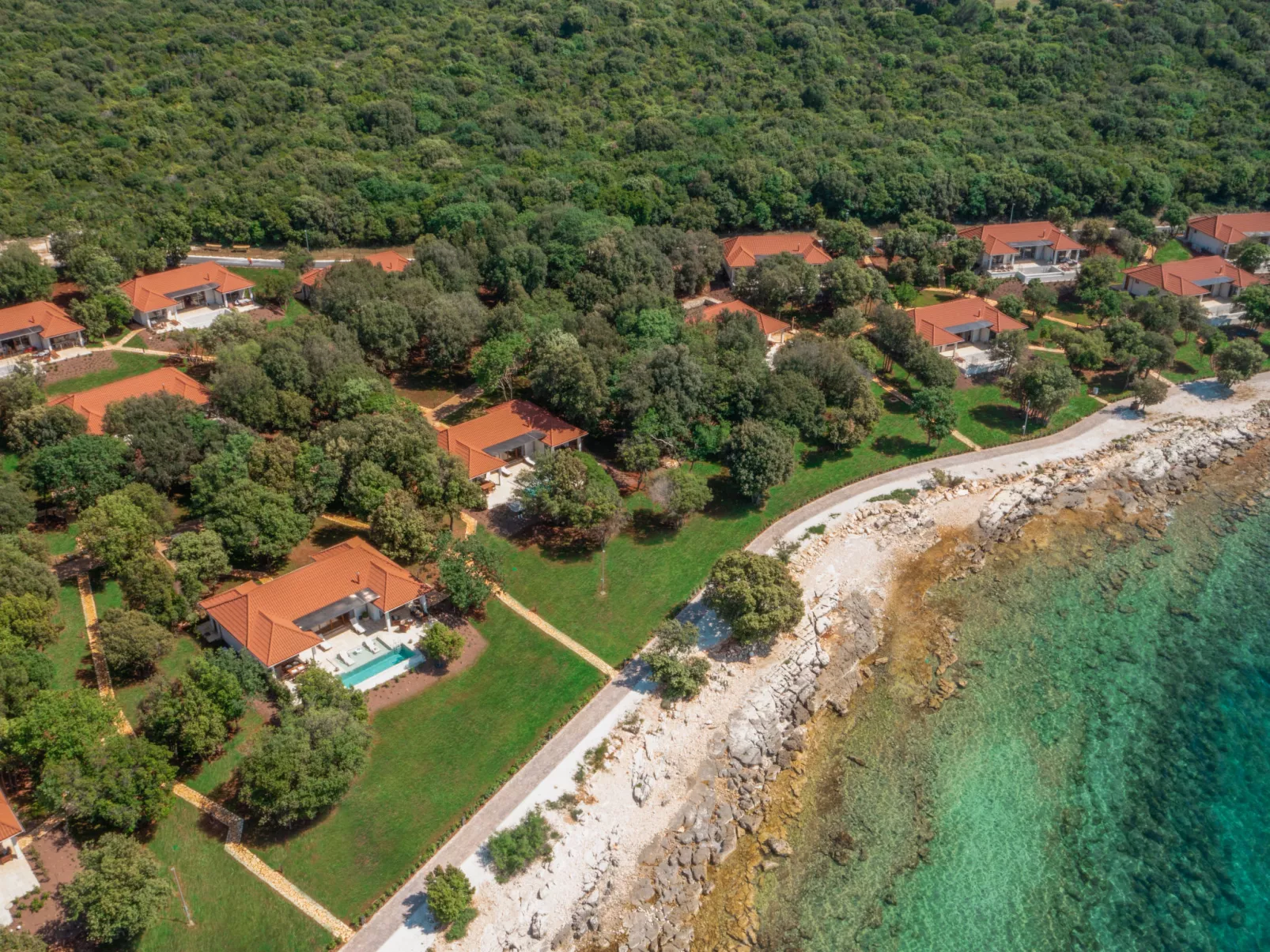 Luxury Beachside Villa Porto Bus-Dehors
