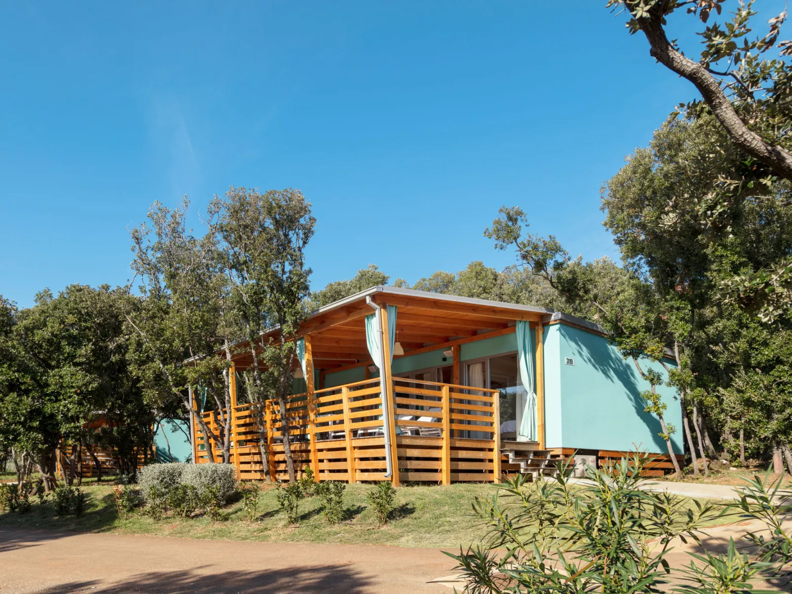 Mobilhome Villa Prestige with jacuzzi-Outside