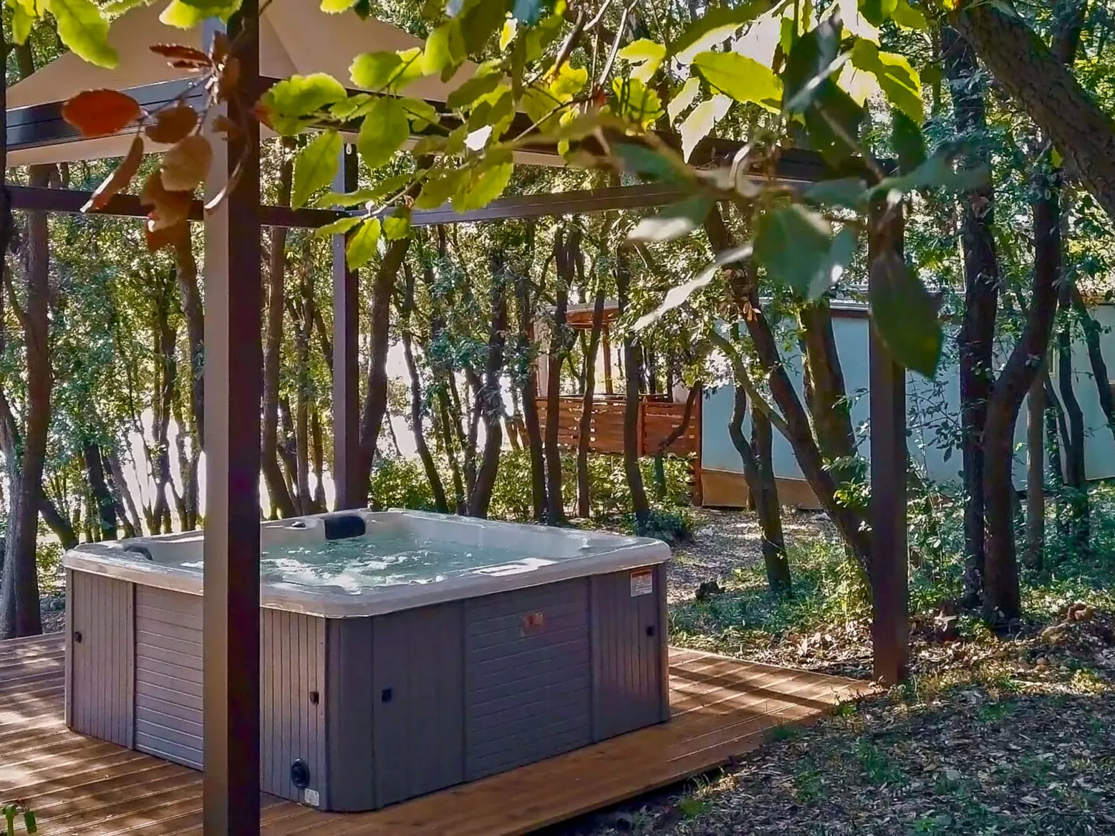 Mobilhome Villa Prestige with jacuzzi-Outside